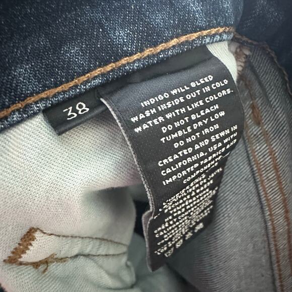 J Brand Mick Skinny Fit Jeans in Tellus Wash Size 38 x 32 - Picture 7 of 8